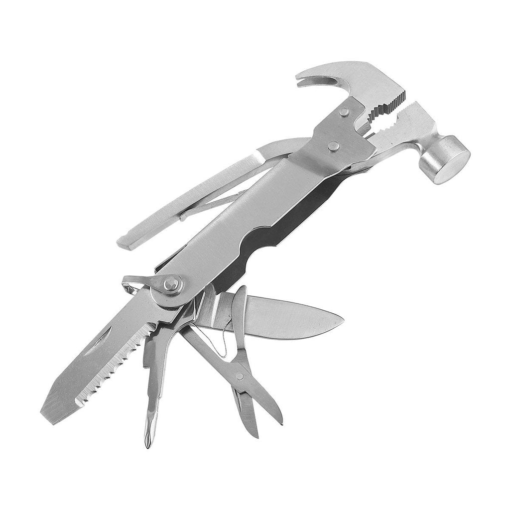 Martillo multiherramienta de metal con pinza y accesorios personalizado para empresas.