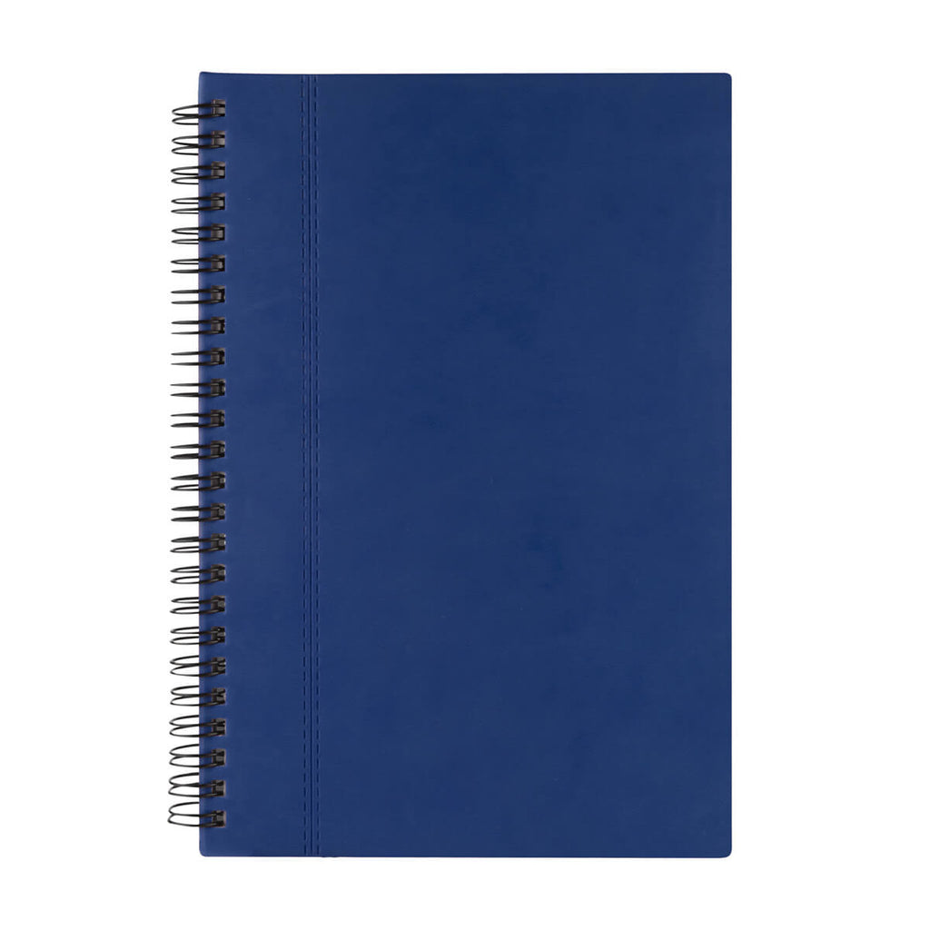 Libreta ejecutiva personalizada con espiral, cubierta de curpiel y personalización para empresas | Maasa