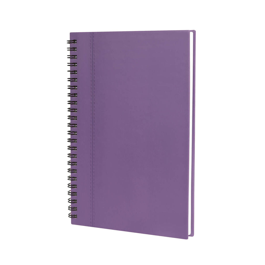 Libreta ejecutiva personalizada con espiral, cubierta de curpiel y personalización para empresas | Maasa