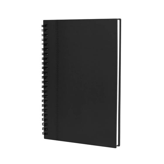 Libreta ejecutiva personalizada con espiral, cubierta de curpiel y personalización para empresas | Maasa