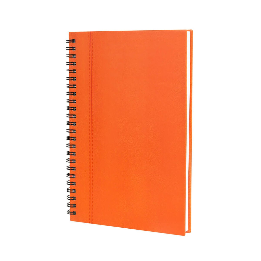 Libreta ejecutiva personalizada con espiral, cubierta de curpiel y personalización para empresas | Maasa