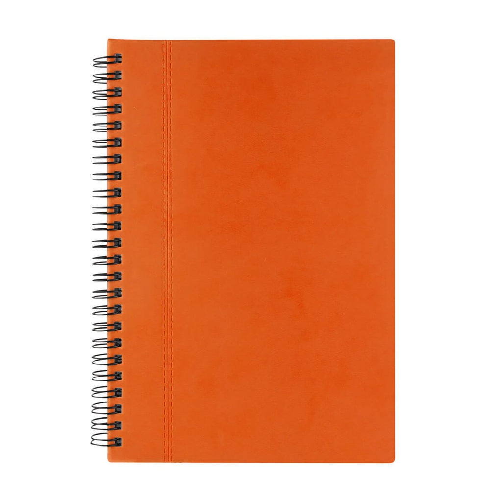 Libreta ejecutiva personalizada con espiral, cubierta de curpiel y personalización para empresas | Maasa