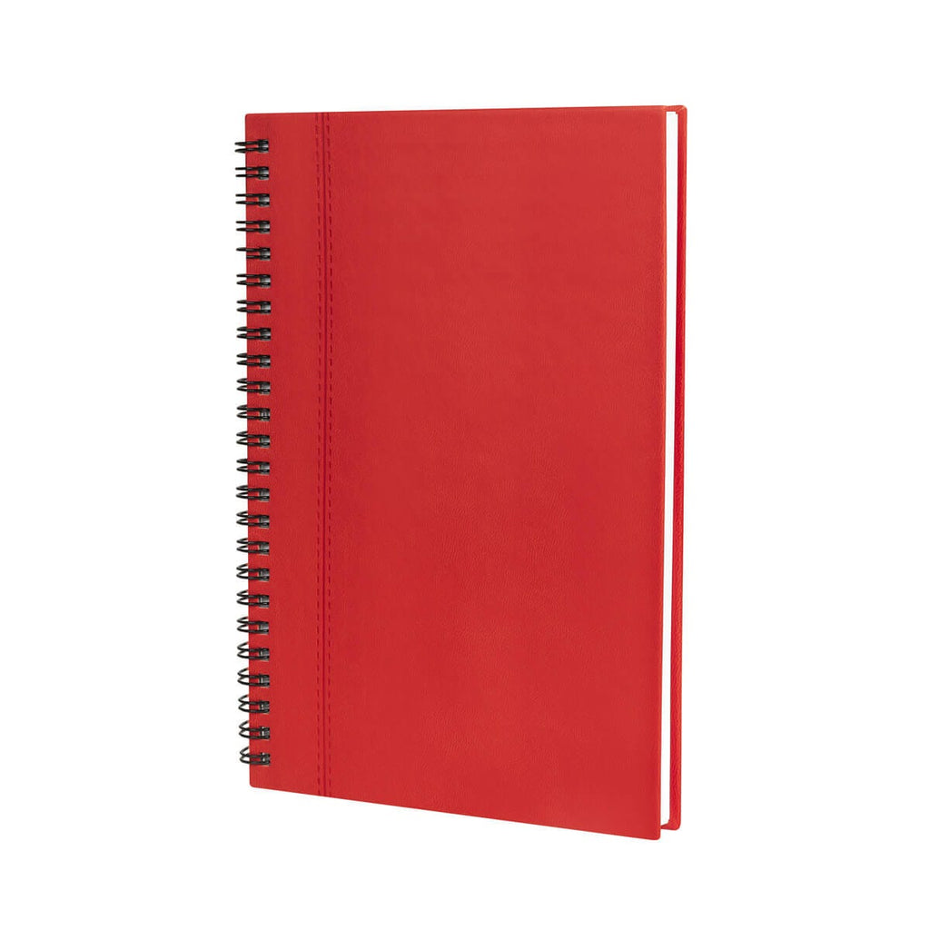 Libreta ejecutiva personalizada con espiral, cubierta de curpiel y personalización para empresas | Maasa