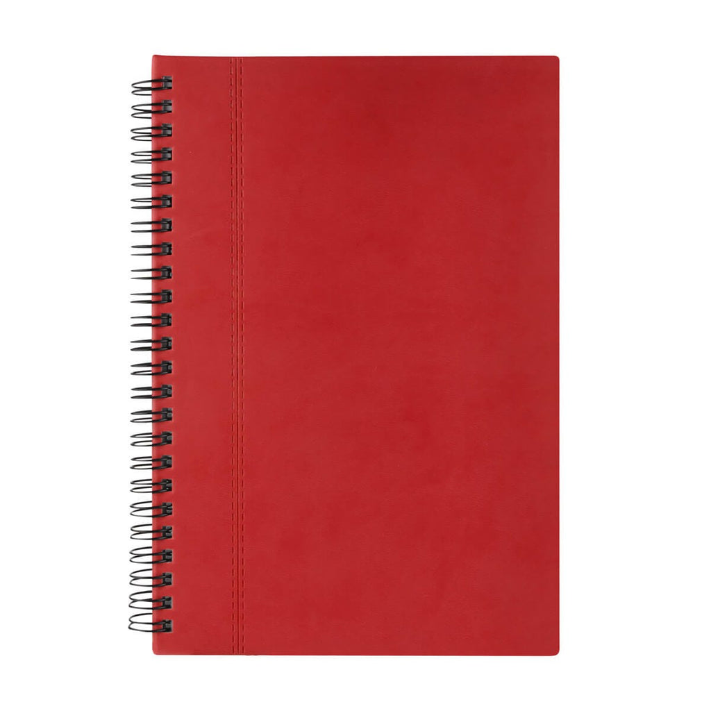 Libreta ejecutiva personalizada con espiral, cubierta de curpiel y personalización para empresas | Maasa