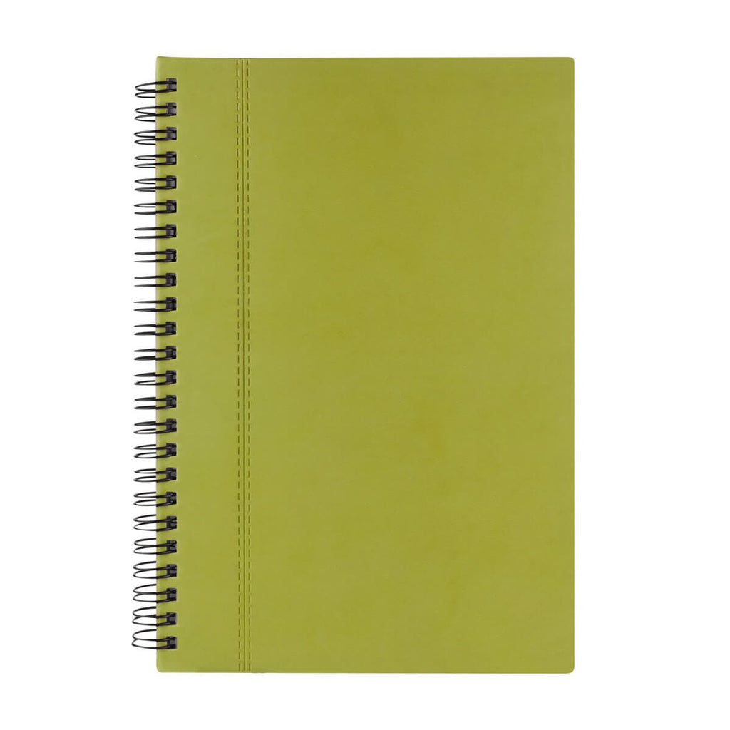 Libreta ejecutiva personalizada con espiral, cubierta de curpiel y personalización para empresas | Maasa