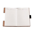 Libreta ejecutiva personalizada con bolígrafo, notas adhesivas de colores y cubierta de curpiel para empresas | Maasa