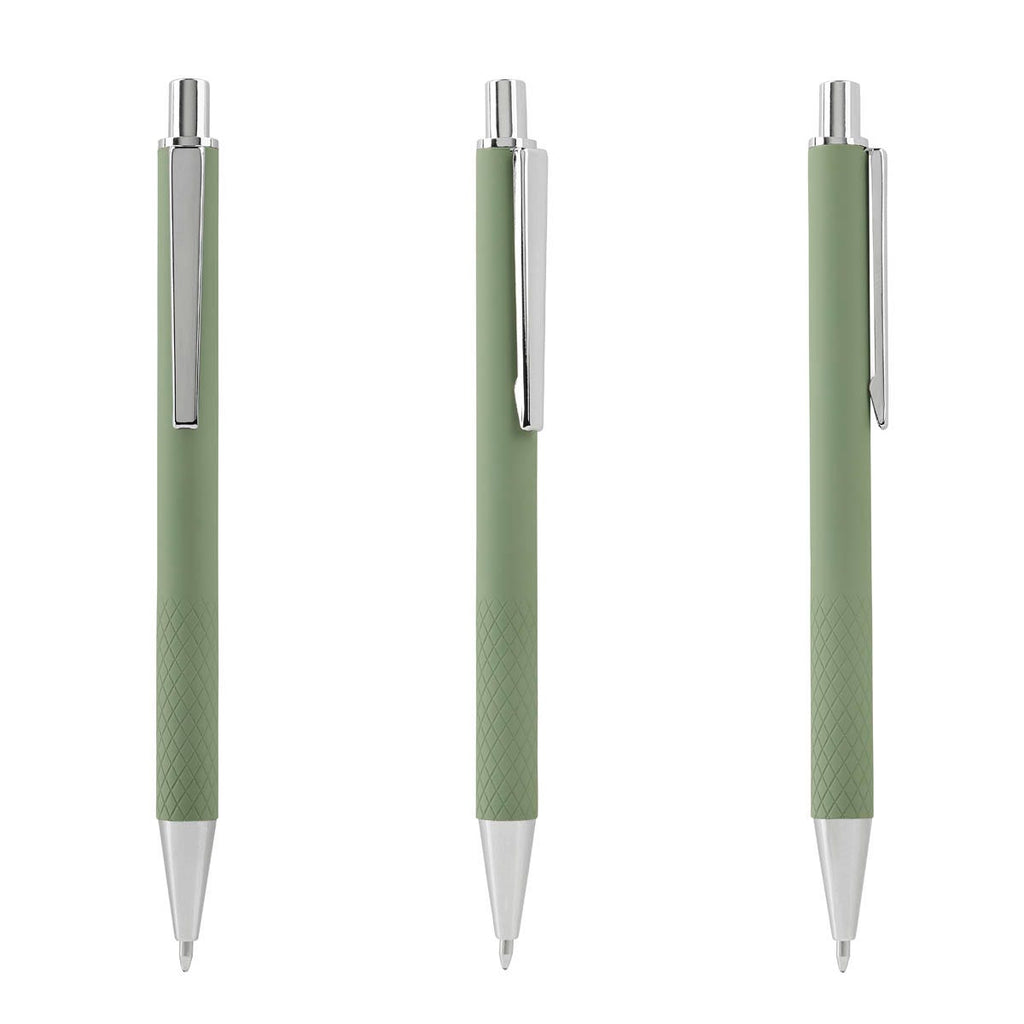 Kit ejecutivo personalizado con libreta de curpiel, bolígrafo metálico y caja de regalo para empresas.