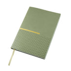 Kit ejecutivo personalizado con libreta de curpiel, bolígrafo metálico y caja de regalo para empresas.