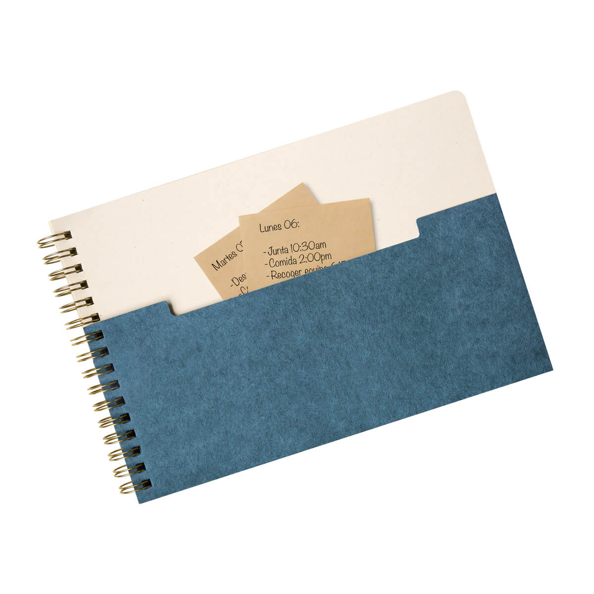 Libreta Ecológica de Algodón Personalizada con Espiral