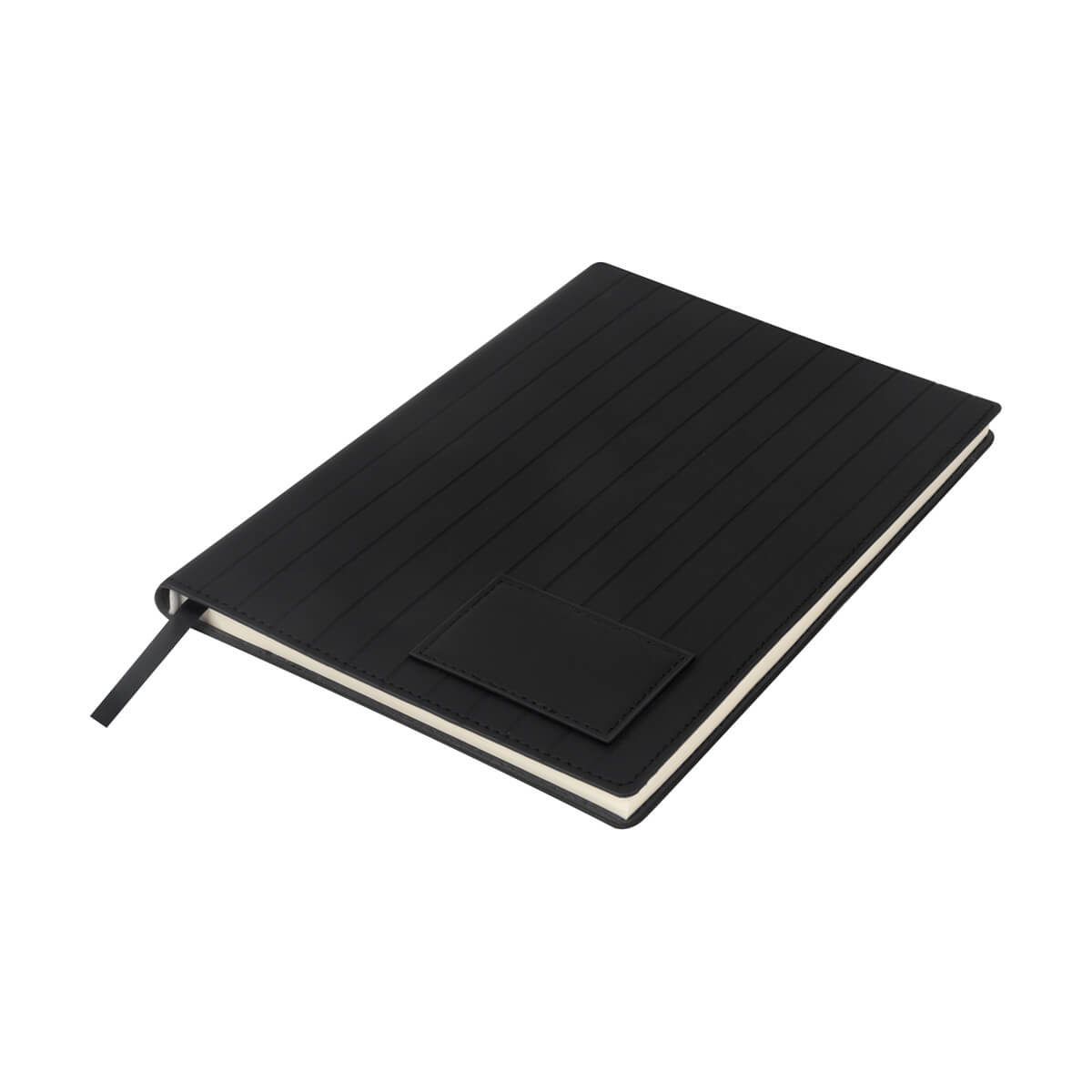 Kit ejecutivo personalizado con libreta de curpiel, llavero premium y caja de regalo para empresas.