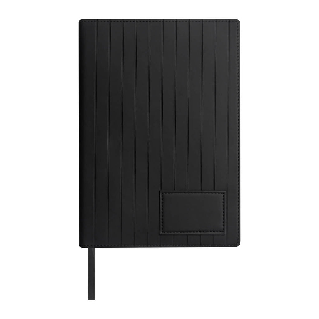 Kit ejecutivo personalizado con libreta de curpiel, llavero premium y caja de regalo para empresas.