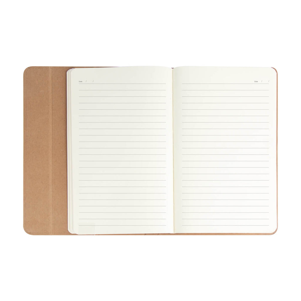 Libreta ecológica personalizada con soporte para smartphone, notas adhesivas y organizador de bolígrafos para empresas.
