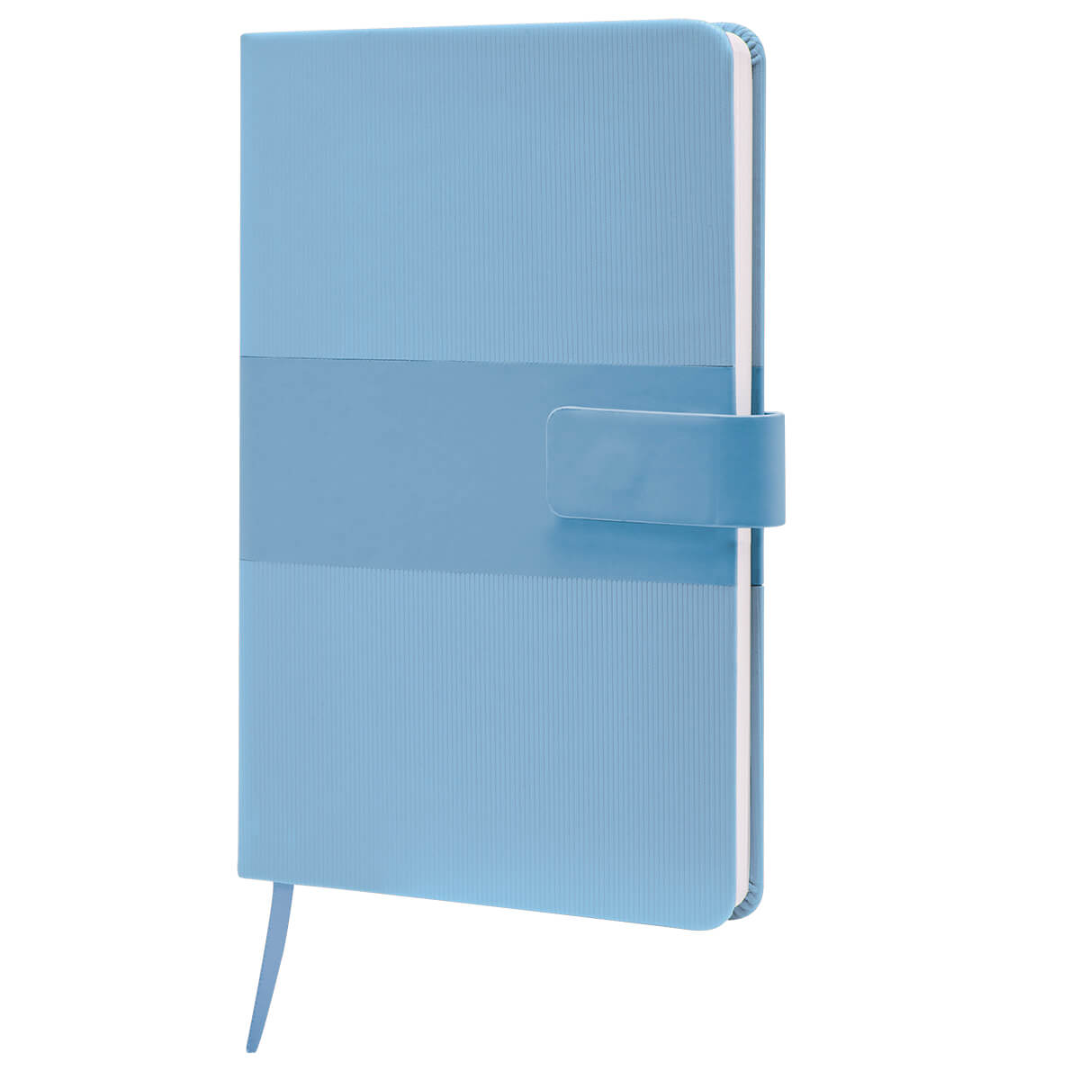 Libreta ejecutiva de curpiel personalizada con broche magnético y 80 hojas para empresas.