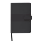 Libreta ejecutiva de curpiel personalizada con broche magnético y 80 hojas para empresas.