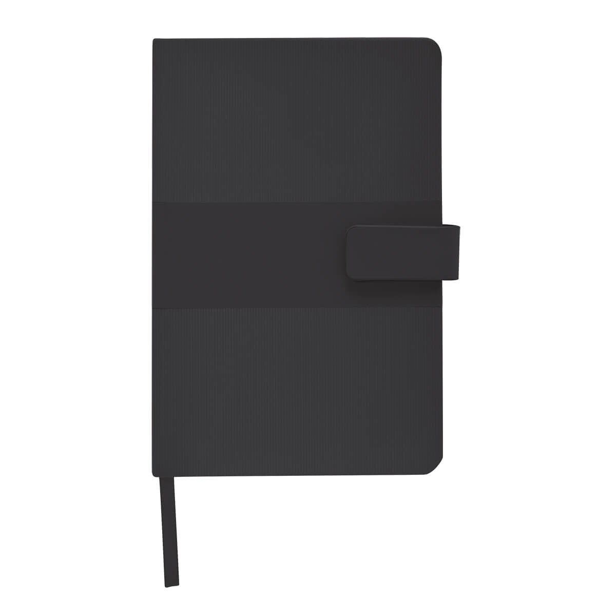 Libreta ejecutiva de curpiel personalizada con broche magnético y 80 hojas para empresas.