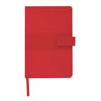 Libreta ejecutiva de curpiel personalizada con broche magnético y 80 hojas para empresas.