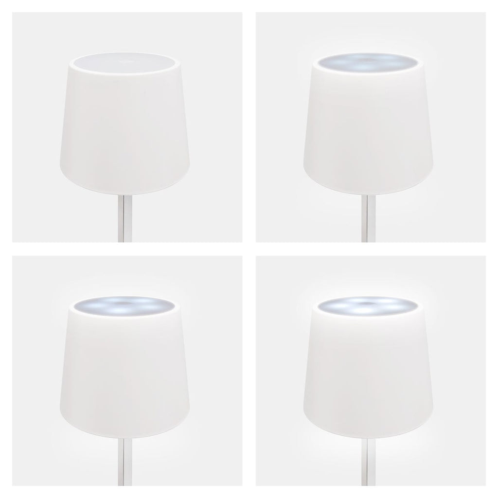 Lámpara de mesa LED con botón táctil y 3 intensidades personalizada para empresas.