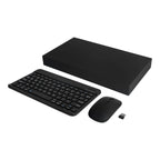 Set de teclado y mouse inalámbricos con Bluetooth, luz RGB y caja de regalo personalizable para empresas.
