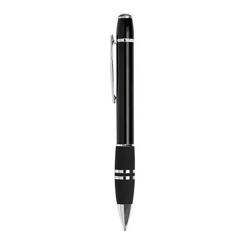 Bolígrafo ejecutivo personalizado de aleación de cobre con grip antiderrapante, mecanismo twist y estuche para empresas.