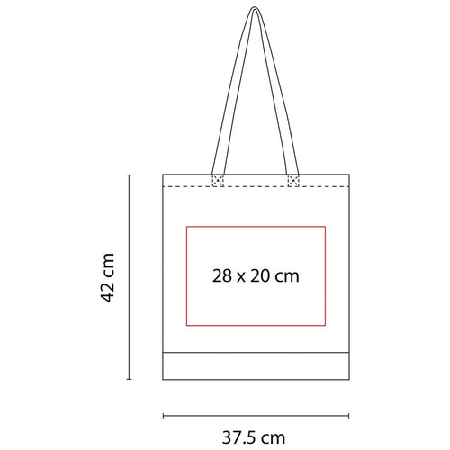Bolsa ecológica personalizada de yute y algodón con asas resistentes para eventos corporativos y promociones empresariales.