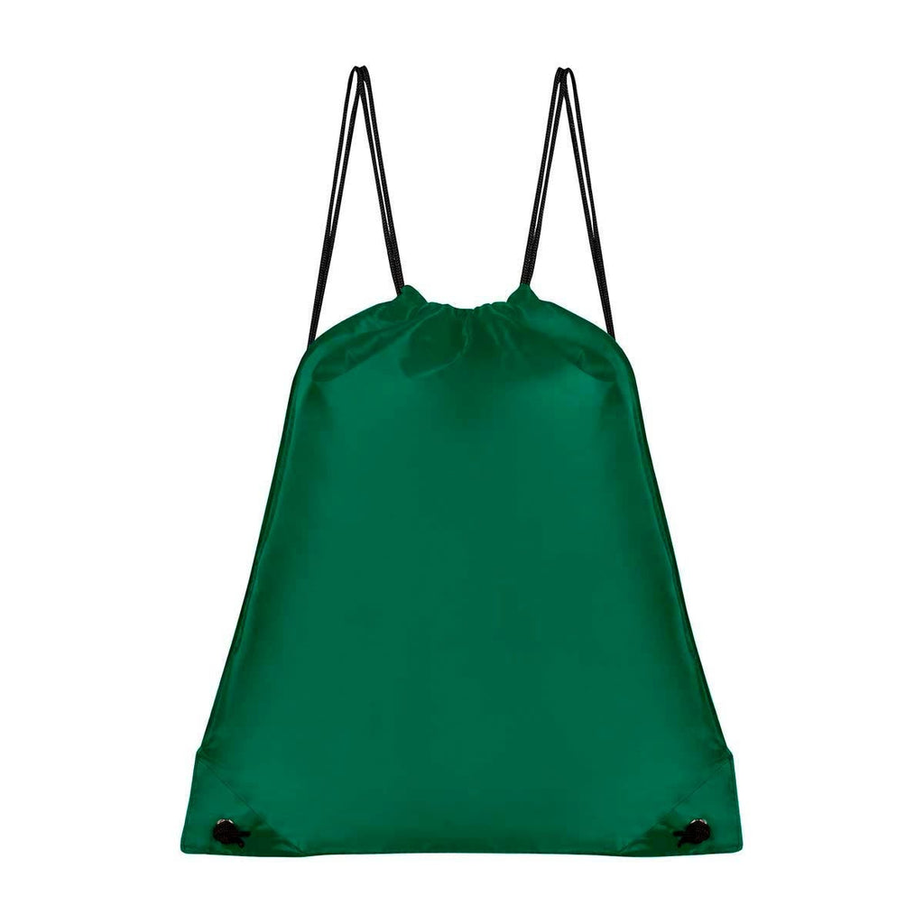 Bolsa mochila promocional personalizada con cordón y cierre de jareta para eventos corporativos y campañas publicitarias.