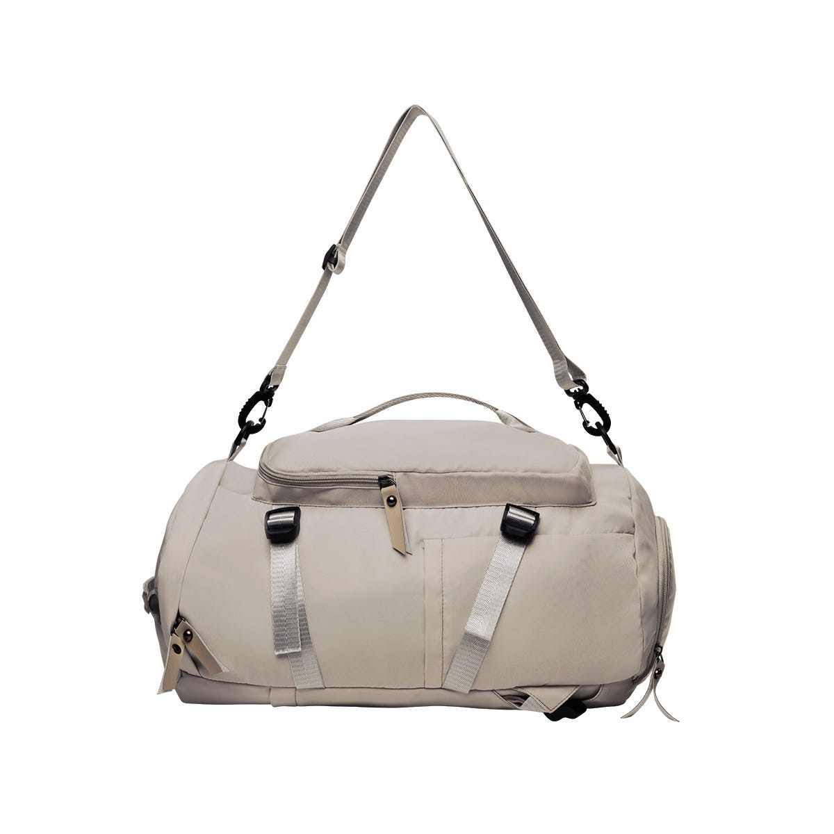 Mochila de viaje personalizada para empresas con compartimento para laptop de 14 pulgadas y espacio independiente para calzado.
