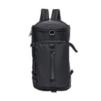 Mochila de viaje personalizada para empresas con compartimento para laptop de 14 pulgadas y espacio independiente para calzado.