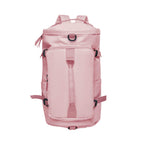 Mochila de viaje personalizada para empresas con compartimento para laptop de 14 pulgadas y espacio independiente para calzado.