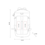 Mochila de viaje personalizada para empresas con compartimento para laptop de 14 pulgadas y espacio independiente para calzado.