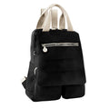 Mochila casual promocional personalizada para empresas con compartimento para laptop de 13 pulgadas y múltiples bolsillos organizadores.