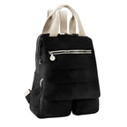 Mochila casual promocional personalizada para empresas con compartimento para laptop de 13 pulgadas y múltiples bolsillos organizadores.