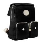 Mochila casual promocional personalizada para empresas con compartimento para laptop de 13 pulgadas y múltiples bolsillos organizadores.