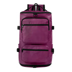 Mochila maleta promocional personalizada para empresas con compartimento para laptop de 17 pulgadas y espacio independiente para calzado.