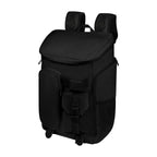 Mochila de viaje promocional personalizada para empresas con compartimento para laptop de 16 pulgadas y bolsillos laterales funcionales.