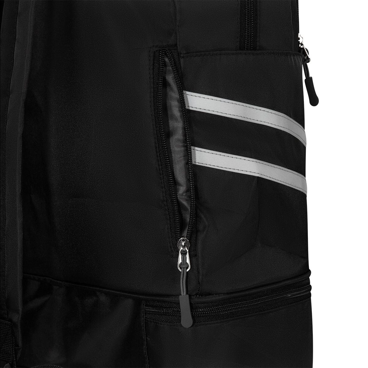 Mochila deportiva promocional personalizada con compartimento para calzado y bolsillo impermeable para ropa húmeda.