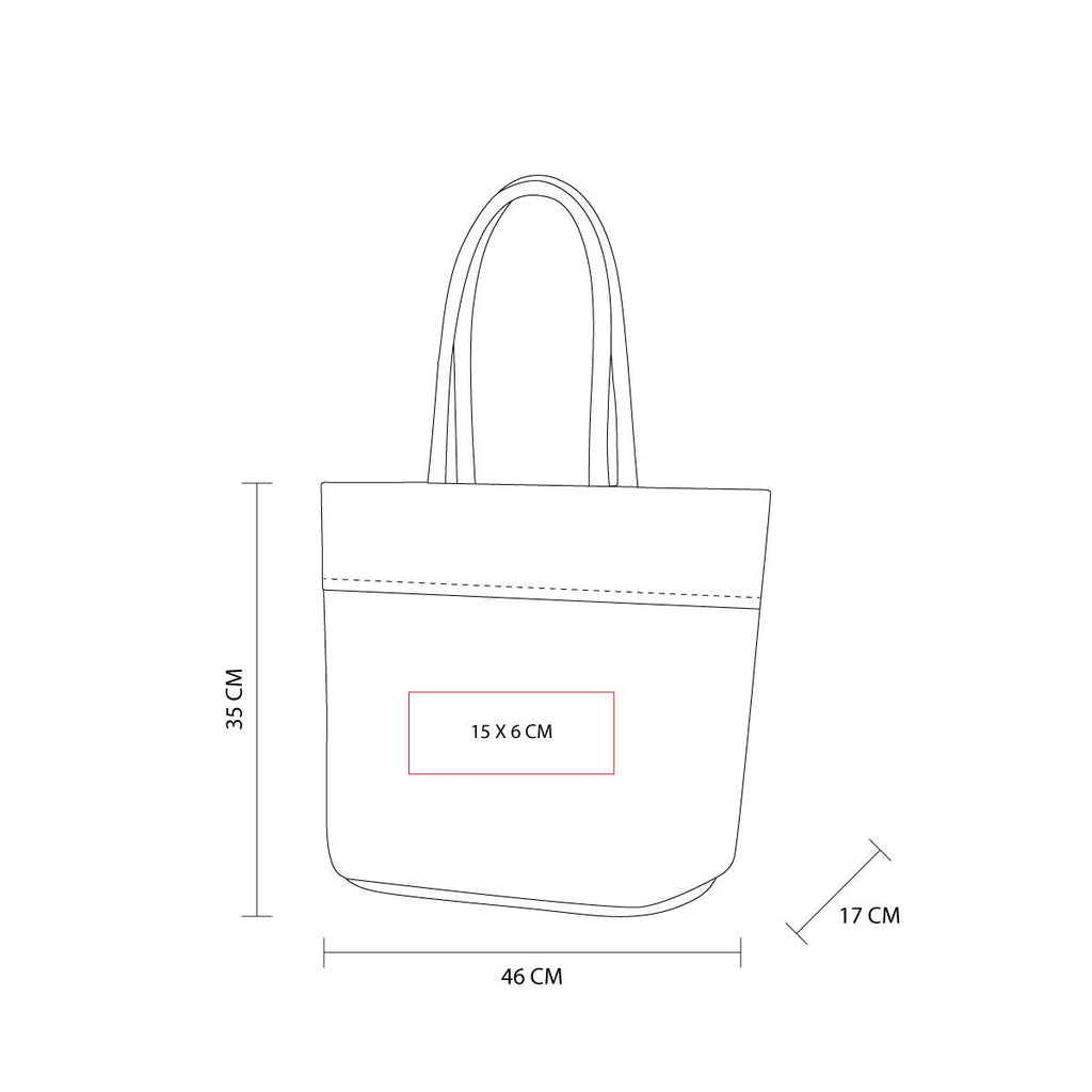 Bolsa ecológica personalizada de yute y algodón con cierre, asas de algodón y amplio espacio para promociones empresariales.