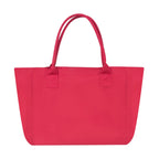 Bolsa promocional personalizada de poliéster con fuelle, asas reforzadas y bolsillo interno para eventos corporativos.
