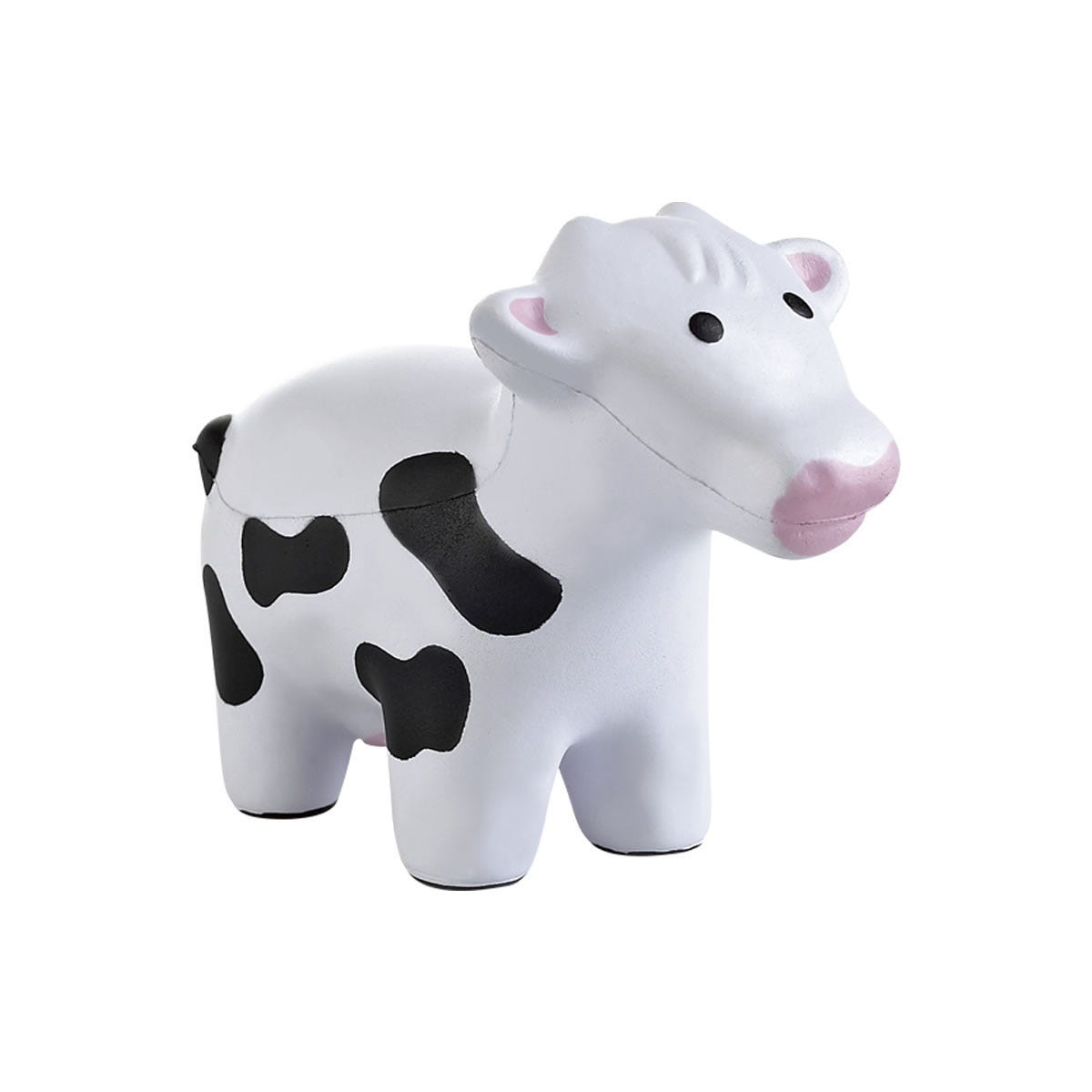 Anti-stress promocional con figura de vaca personalizado para empresas y eventos.