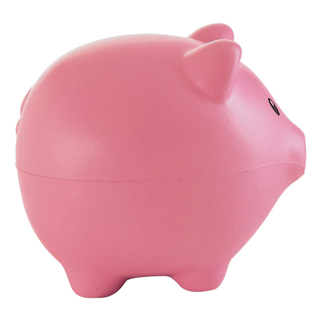 Anti-stress promocional con figura de puerquito personalizado para empresas y eventos corporativos.