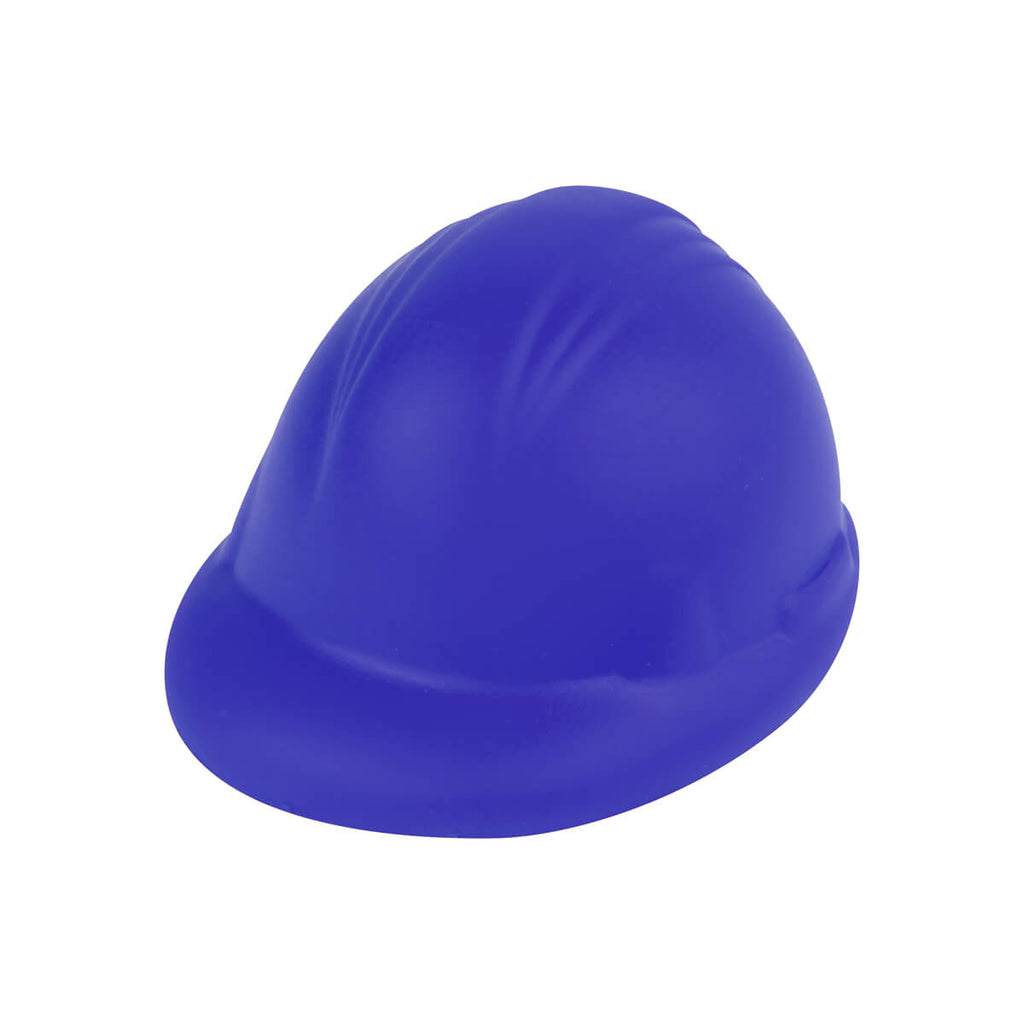 Anti-stress promocional con forma de casco personalizado para empresas de construcción e industria.