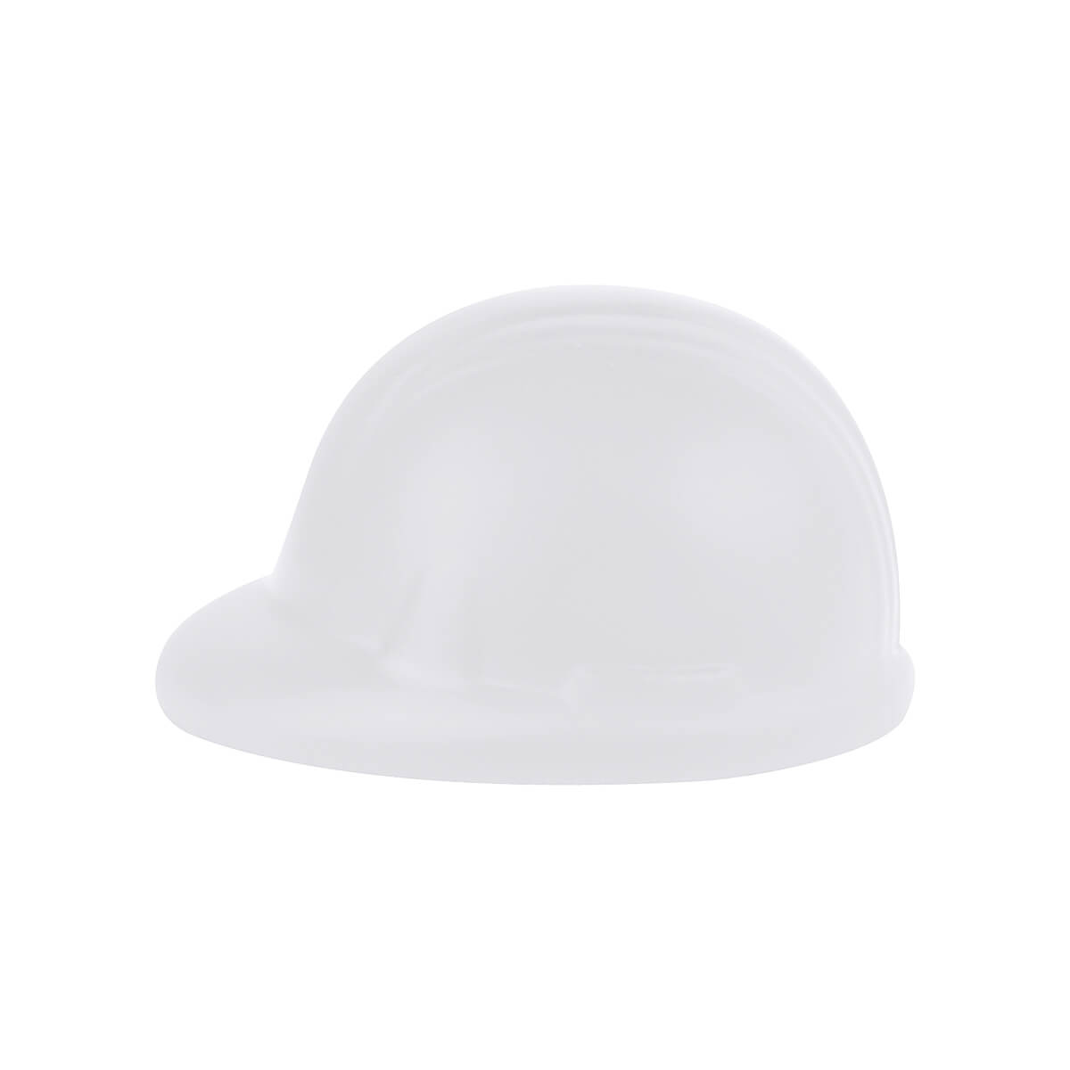 Anti-stress promocional con forma de casco personalizado para empresas de construcción e industria.