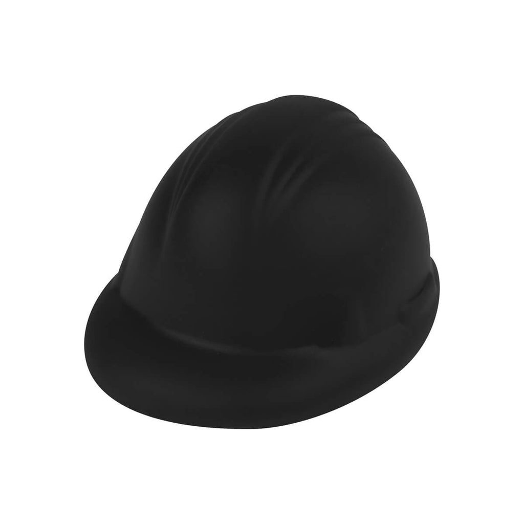 Anti-stress promocional con forma de casco personalizado para empresas de construcción e industria.