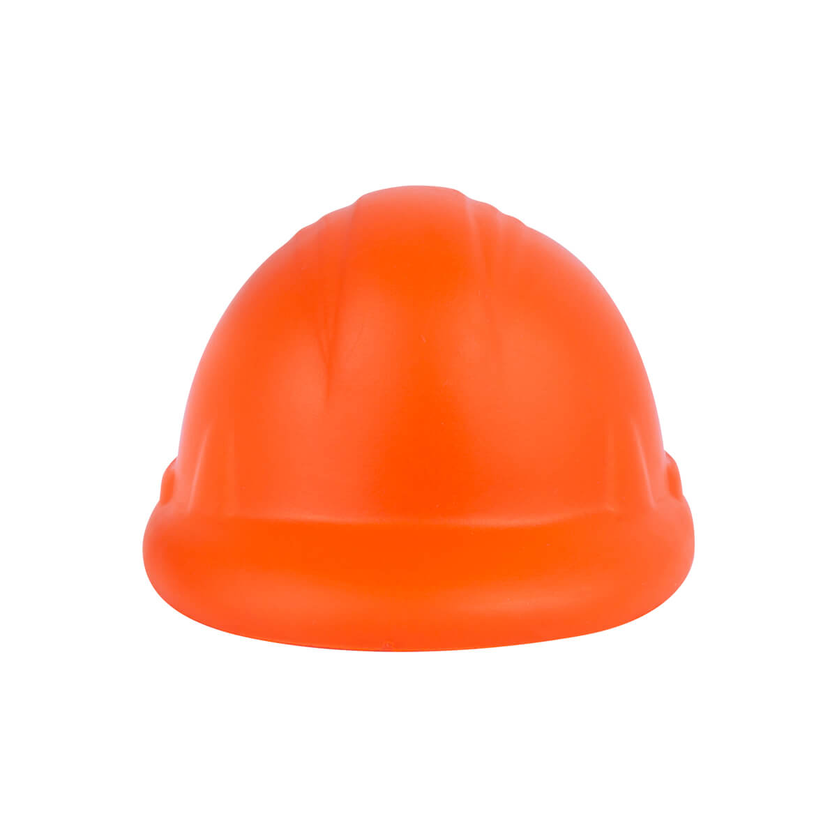 Anti-stress promocional con forma de casco personalizado para empresas de construcción e industria.