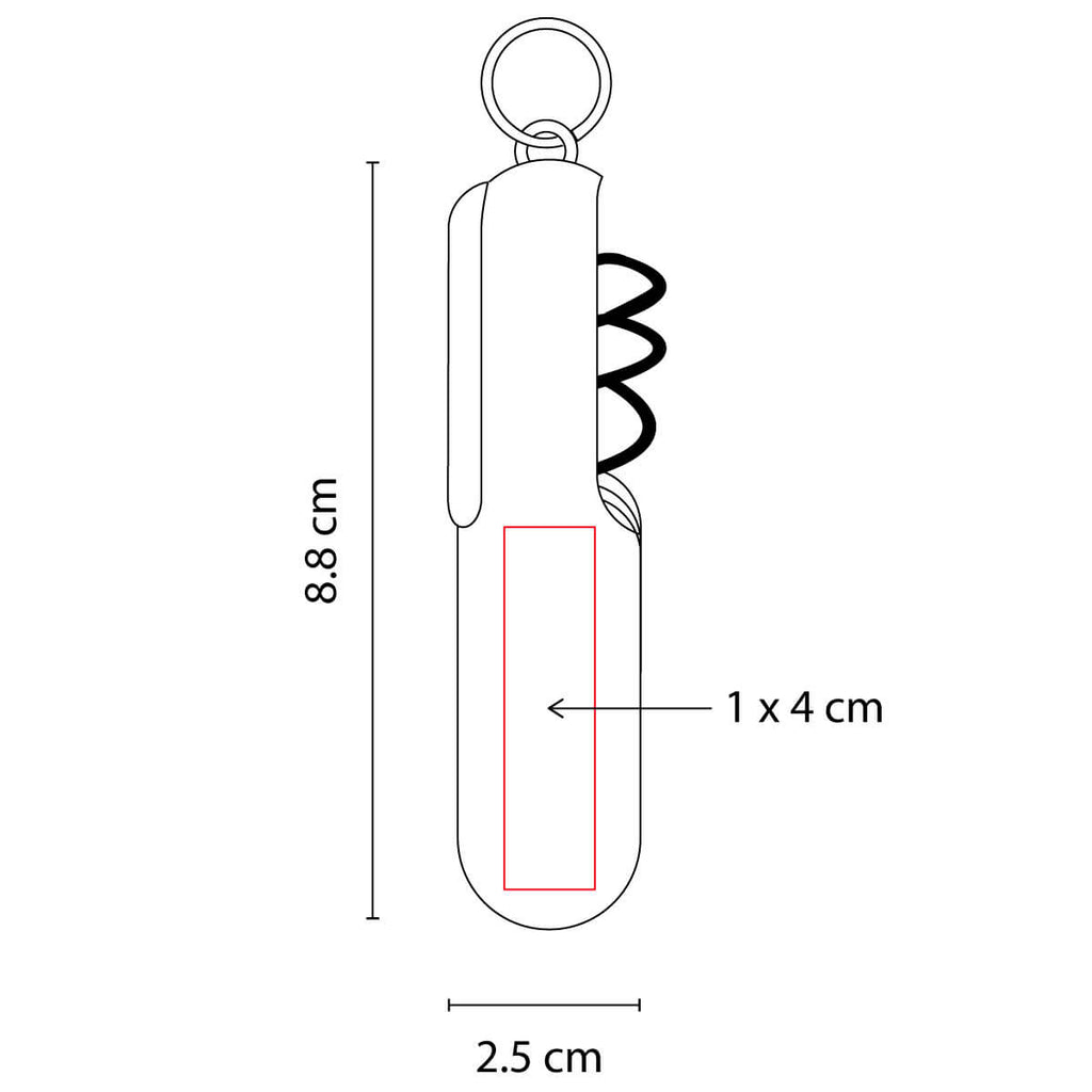 Navaja multiherramienta de bolsillo de metal con 11 funciones y lámpara LED personalizada.