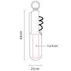 Navaja multiherramienta de bolsillo de metal con 11 funciones y lámpara LED personalizada.