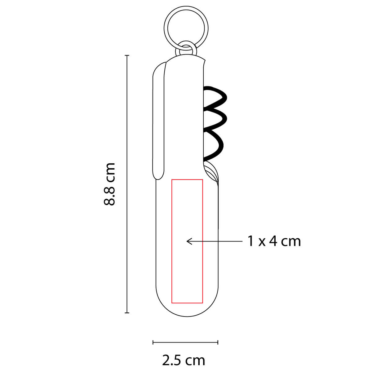 Navaja multiherramienta de bolsillo de metal con 11 funciones y lámpara LED personalizada.