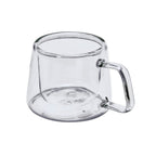 Taza de vidrio doble pared personalizada de borosilicato para café, té y regalos corporativos empresariales.