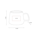Taza de vidrio doble pared personalizada de borosilicato para café, té y regalos corporativos empresariales.