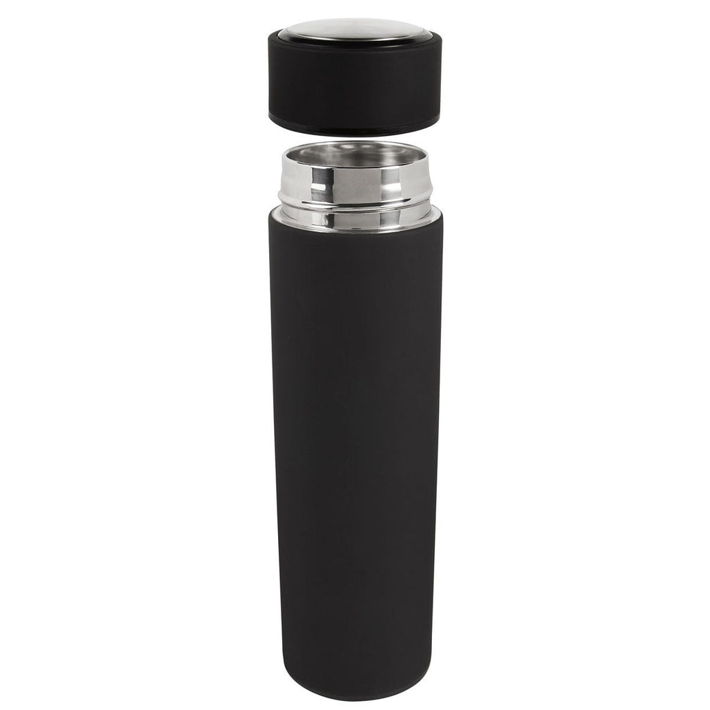Termo de acero inoxidable personalizado de 500 ml con doble pared, infusionador y grabado láser para empresas.