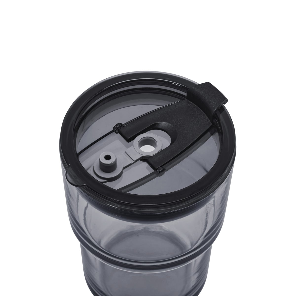 Vaso de vidrio personalizado de 450 ml con tapa, popote reutilizable y personalización para empresas.